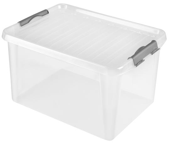 Heidrun Plastový úložný box s víkem Clip box 31l