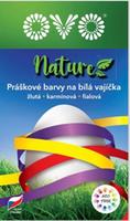 Barvy na velikonoční vajíčka OVO nature ŽLUTÁ, KARMÍNOVÁ, FIALOVÁ