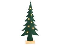 Plstěný vánoční stromek 7 LED 52cm s časovačem