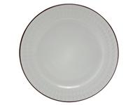Keramický jídelní talíř ROMA 28cm bílý