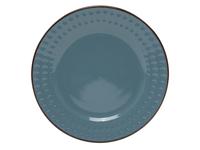 Keramický dezertní talíř 19cm modrý