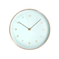 Nástěnné hodiny TORO 24,8cm, bílé/zelené