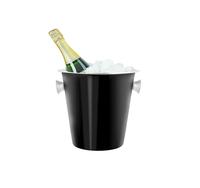 Nerezová chladící nádoba na šampaňské a víno TORO 22cm černá