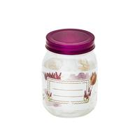Zavařovací sklenice s víčkem TORO 380ml levandule