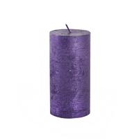 Rustikální svíčka 12cm PROVENCE fialová