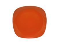Talíř dezertní,  čtverec,  19, 5 cm, oranžový