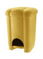 Plastový nášlapný odpadkový koš TONTARELLI Carolina 6l žlutá