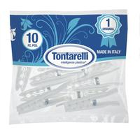 Plastové kolíčky na prádlo TONTARELLI Supermollet 10ks