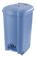Plastový nášlapný odpadkový koš TONTARELLI Carolina 50l světle modrý