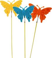 Barevný motýl zápich MIX barev