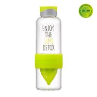 Láhev na vodu "Bisfree Detox", 520 ml, zelená