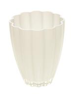 Skleněná váza BLOOM 17cm bílá