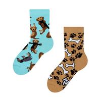 Dětské veselé ponožky DEDOLES jezevčík 31-34