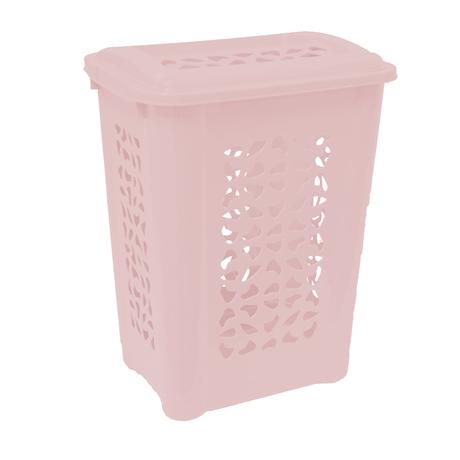 Levně Keeeper Plastový koš na špinavé prádlo 60l růžový