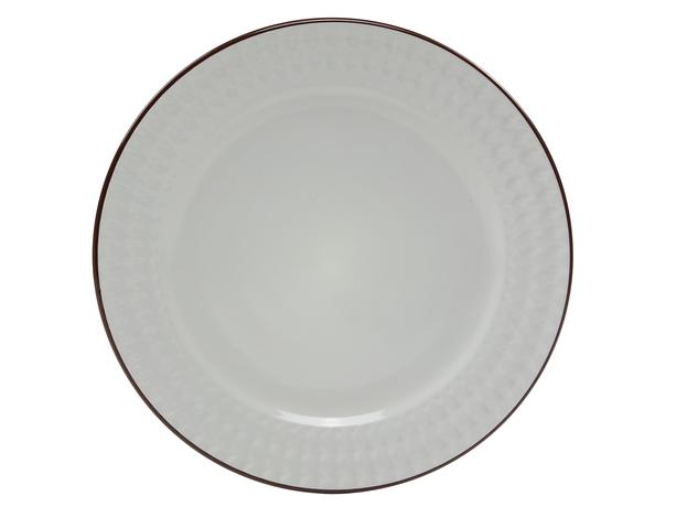 HIT Keramický jídelní talíř ROME 28cm bílý