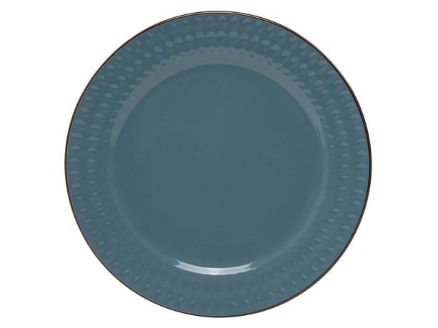 Keramický jídelní talíř ROME 28cm modrý