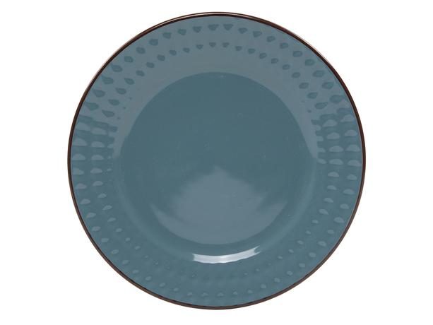 HIT Keramický dezertní talíř ROME 19cm modrý