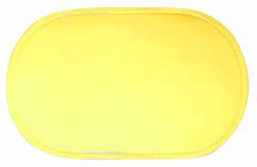Plastové prostírání ovál TORO 29x44cm žluté