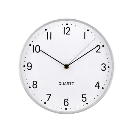TORO Nástěnné hodiny TORO 25cm stříbrné