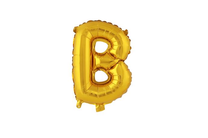 Balónek fóliový TORO písmenko "B" 30cm Kód produktu: 267179 Značka: TORO