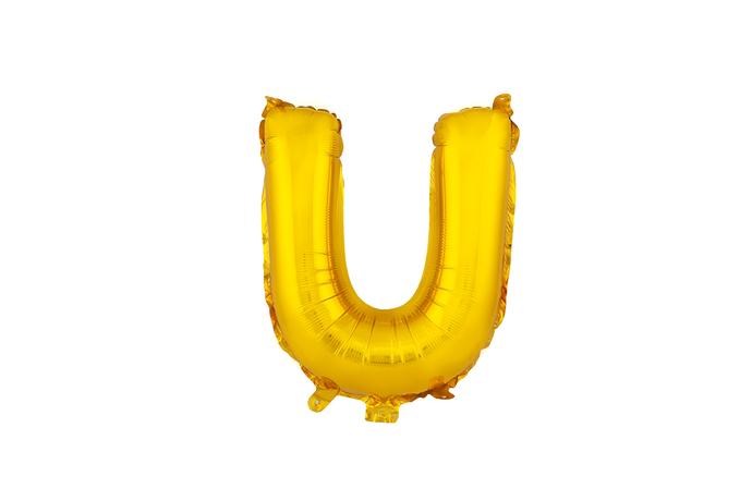 TORO Balónek fóliový TORO písmenko "U" 30cm