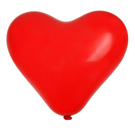 Levně TORO Balónek srdce 23cm 20ks mix barev