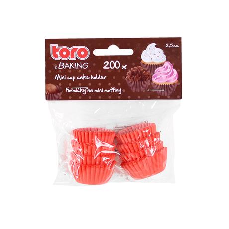 Papírové košíčky na mini muffiny TORO 200ks