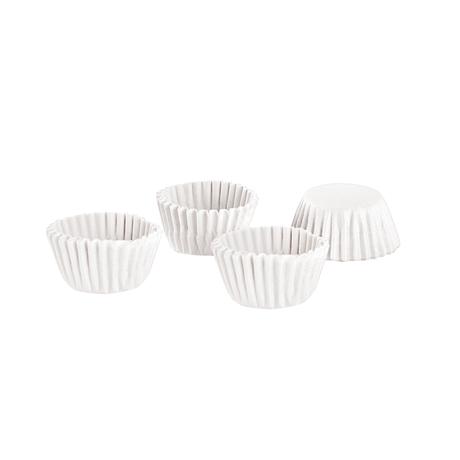 TORO Papírové košíčky na mini muffiny 100ks bílé