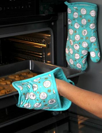 Kuchyňská rukavice TORO tyrkys