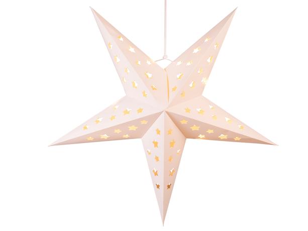 TORO Papírová vánoční hvězda 4LED  60cm