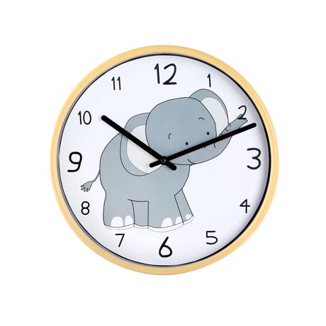 Nástěnné hodiny TORO 25,5cm pes/slon