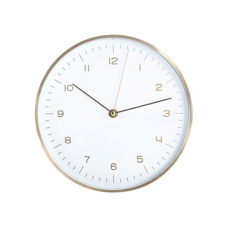 TORO Nástěnné hodiny TORO 24,8cm, bílé/zelené