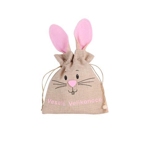 TORO Látková taška 15x25cm Velikonoční králík