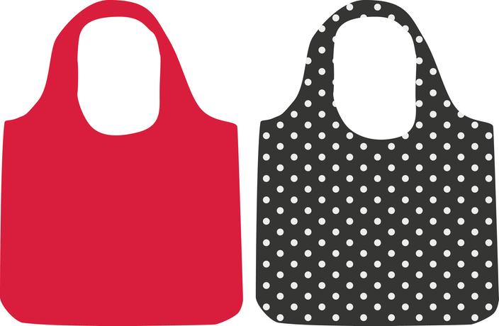 TORO Skládací nákupní taška TORO MIX barev