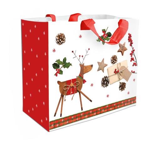 Nákupní taška TORO 43x37x21,5cm vánoční sob