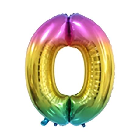 TORO Balónek foliový TORO číslice "0" 30cm