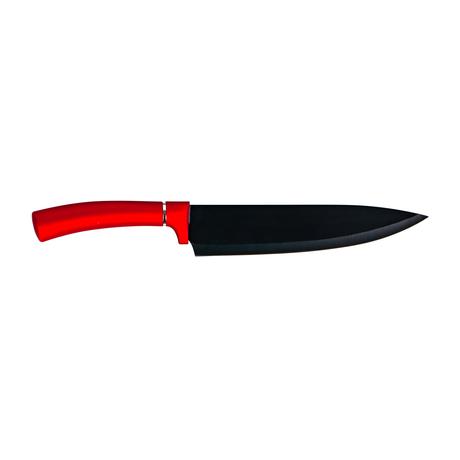 Levně KITCHISIMO Kuchařský nůž Rosso nepřilnavý povrch