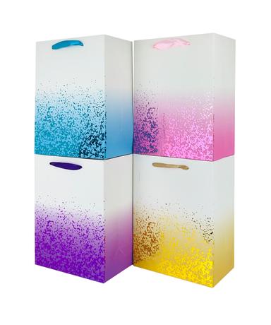 TORO Papírová dárková taška 23x18x10cm MIX barevné skvrny