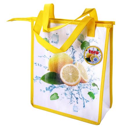 TORO Termo taška na zip 32x27x13cm citron