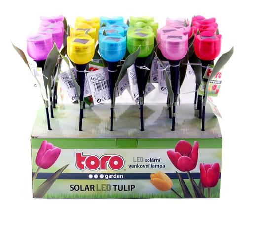 Solární venkovní LED světlo TORO tulipán
