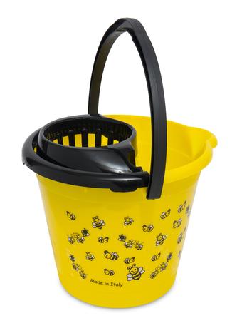 TORO Plastový kbelík se ždímadlem 12l včelky