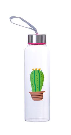 Skleněná láhev s víčkem TORO 390ml Kaktus MIX...