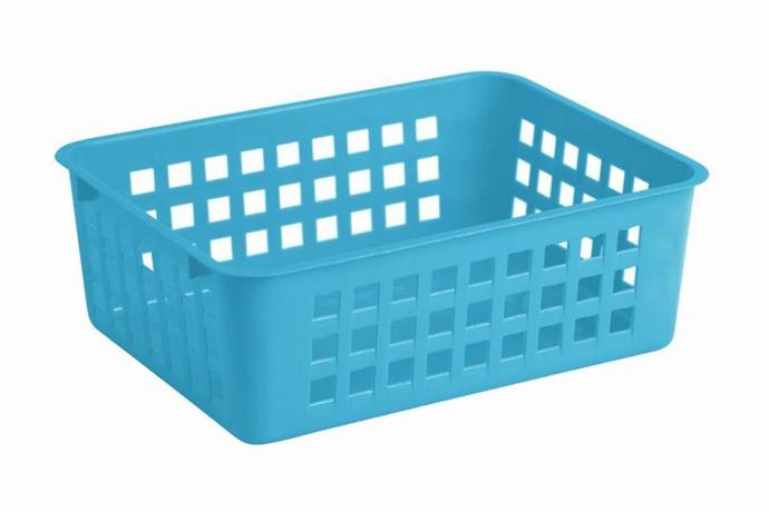 Keeeper Košík stohovatelný, plast, modrý