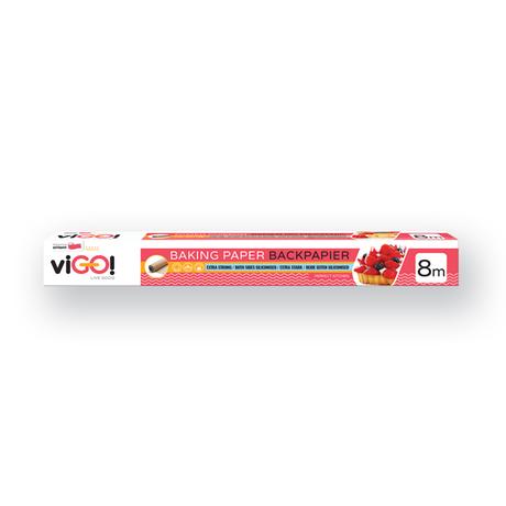 VIGO Papír na pečení VIGO hnědý oboustranný, 8m, 38 cm