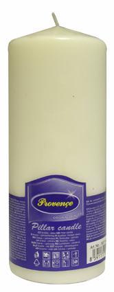 Provence Neparfemovaná svíčka PROVENCE 16cm bílá