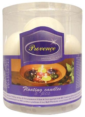 Provence Neparfemovaná plovoucí svíčka PROVENCE 8ks bílá
