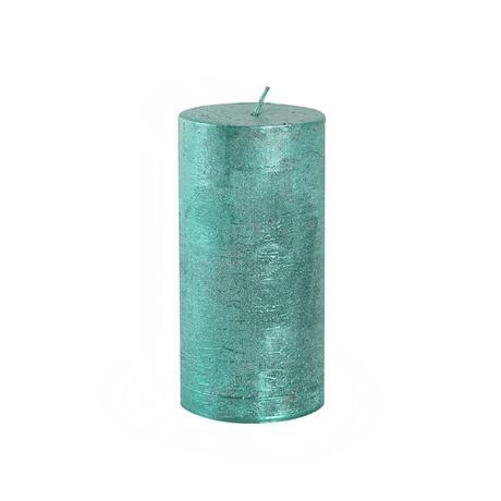 Provence Rustikální svíčka 12cm PROVENCE zelená