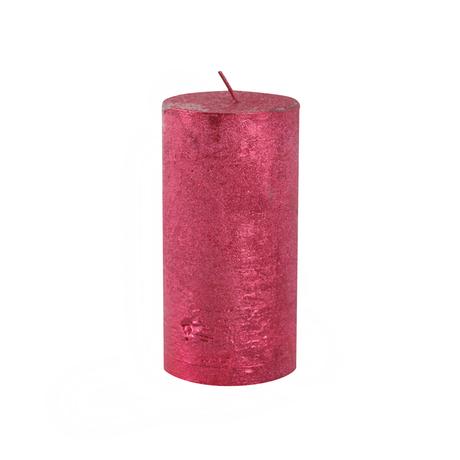Provence Rustikální svíčka 12cm PROVENCE červená