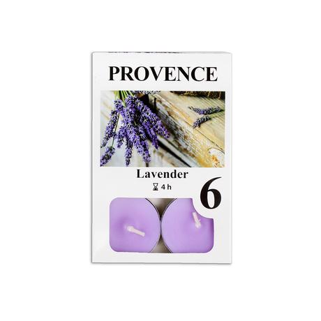 Provence Čajová svíčka PROVENCE 6ks levandule