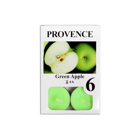 Provence Čajová svíčka PROVENCE 6ks jablko
